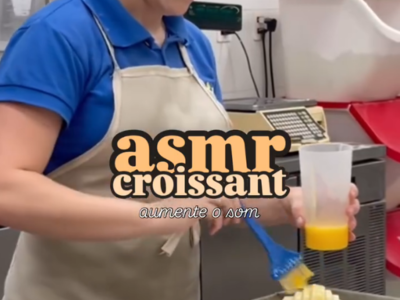 ASMR fazendo um Croissant